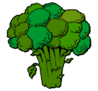 Dibujo Brócoli pintado por sandritaflores
