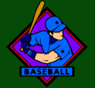 Dibujo Logo de béisbol pintado por JoseAntonio
