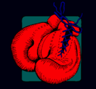 Dibujo Guantes de boxeo pintado por victor@rbb