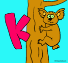 Dibujo Koala pintado por gemma