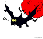 Dibujo Murciélago loco pintado por ibai