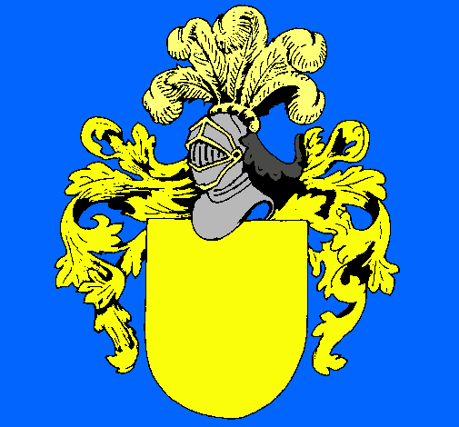 Escudo de armas y casco