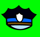 Dibujo Gorra de policía pintado por erickenriquegabinoher