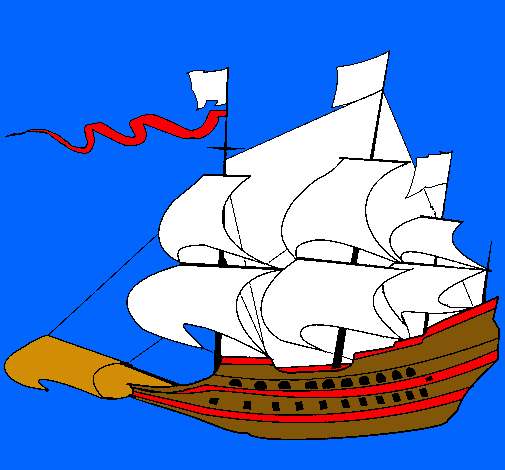 Velero del siglo XVII