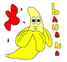 Dibujo Banana pintado por fatima