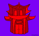 Dibujo Pagoda pintado por vale