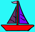 Dibujo Barco velero pintado por agdg