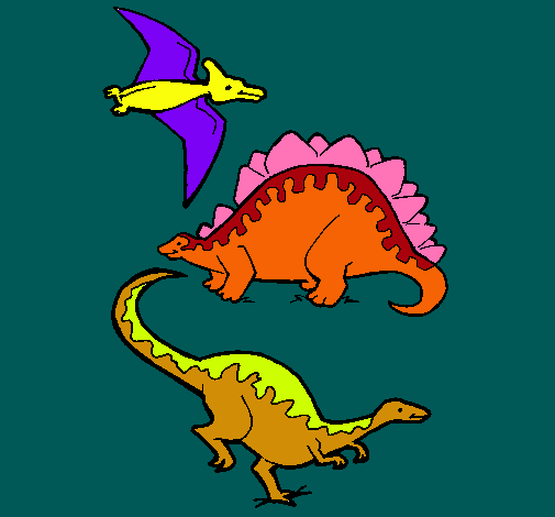 Tres clases de dinosaurios