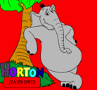 Dibujo Horton pintado por nerea