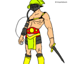 Dibujo Gladiador pintado por anabel20000
