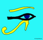 Dibujo Ojo Horus pintado por antoniolopezcarrillo