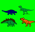 Dibujo Dinosaurios de tierra pintado por BRUNOCUEVA