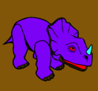 Dibujo Triceratops II pintado por ljj