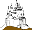 Dibujo Castillo medieval pintado por URIELZ