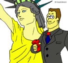 Dibujo Estados Unidos de América pintado por alex