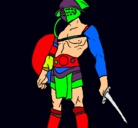 Dibujo Gladiador pintado por diexsoxmediebal