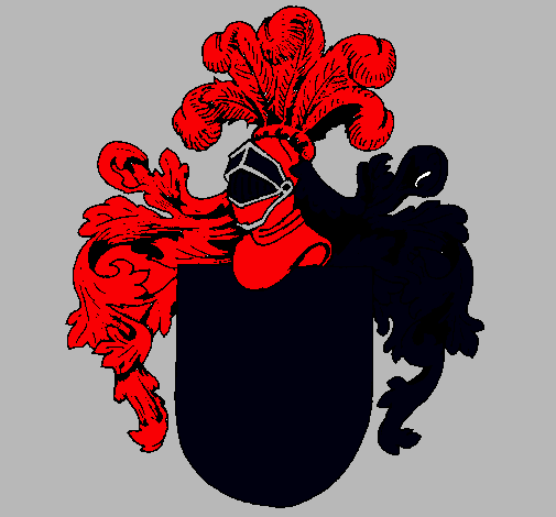 Escudo de armas y casco