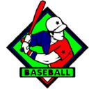 Dibujo Logo de béisbol pintado por orlando