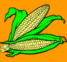 Dibujo Mazorca de maíz pintado por pipe