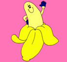 Dibujo Banana pintado por marvin