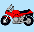 Dibujo Motocicleta pintado por franco