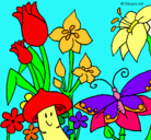 Dibujo Fauna y flora pintado por abigail