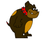 Dibujo Bulldog inglés pintado por sumo-619