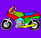Dibujo Motocicleta pintado por diego