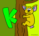 Dibujo Koala pintado por alll