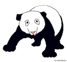 Dibujo Oso panda pintado por lucìaamaliaochoteco