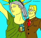 Dibujo Estados Unidos de América pintado por marcosyherasuperra