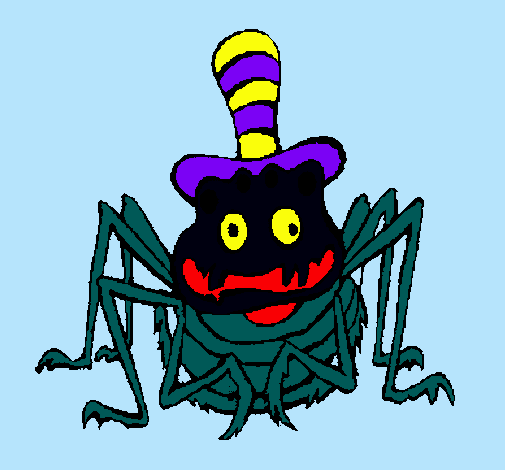 Araña con sombrero