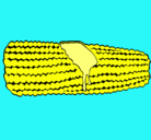 Dibujo Mazorca de maíz pintado por anakaren
