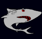 Dibujo Tiburón pintado por hugo