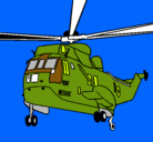 Dibujo Helicóptero al rescate pintado por gressss