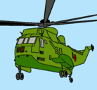 Dibujo Helicóptero al rescate pintado por astvr