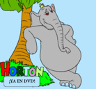 Dibujo Horton pintado por ALAN