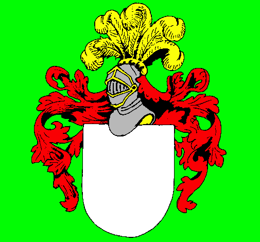 Escudo de armas y casco