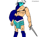 Dibujo Gladiador pintado por juanjo