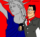 Dibujo Estados Unidos de América pintado por L_C