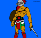 Dibujo Gladiador pintado por Bekoetxe