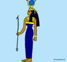 Dibujo Hathor pintado por ana06