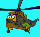 Dibujo Helicóptero al rescate pintado por john