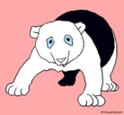 Dibujo Oso panda pintado por MeRry