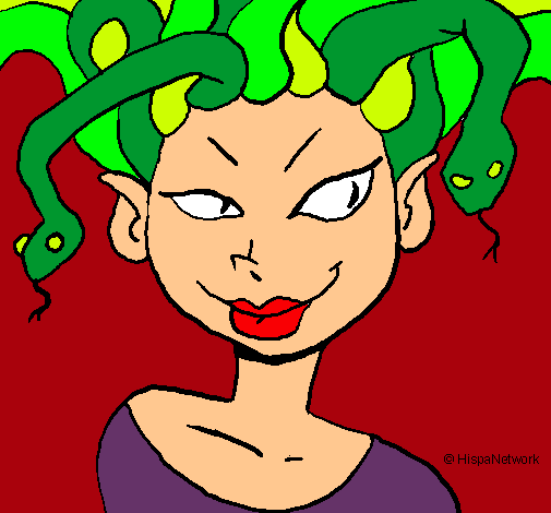 Mujer medusa