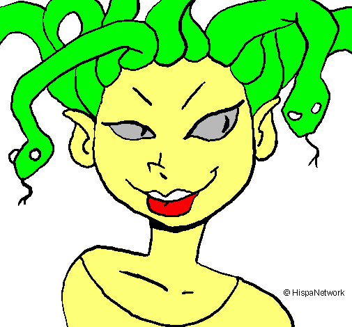 Mujer medusa