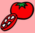 Dibujo Tomate pintado por anderson