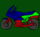 Dibujo Motocicleta pintado por juandiego