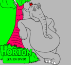 Dibujo Horton pintado por julian