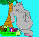 Dibujo Horton pintado por gara